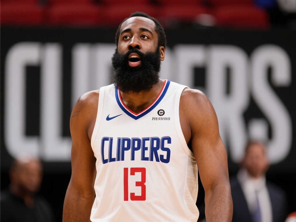 哈登强势表现抵御快船压力 今夏续约态度坚决不妥协