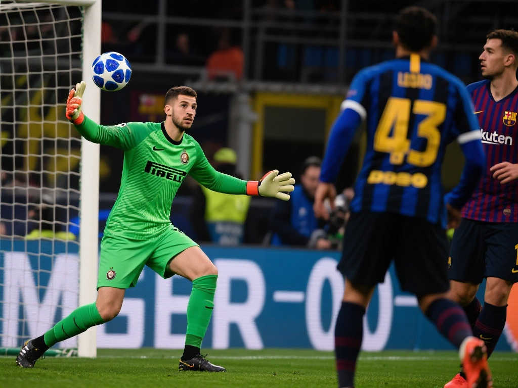 索默7次神扑力挽狂澜，获评国米加时4-3逆转巴萨全场最佳